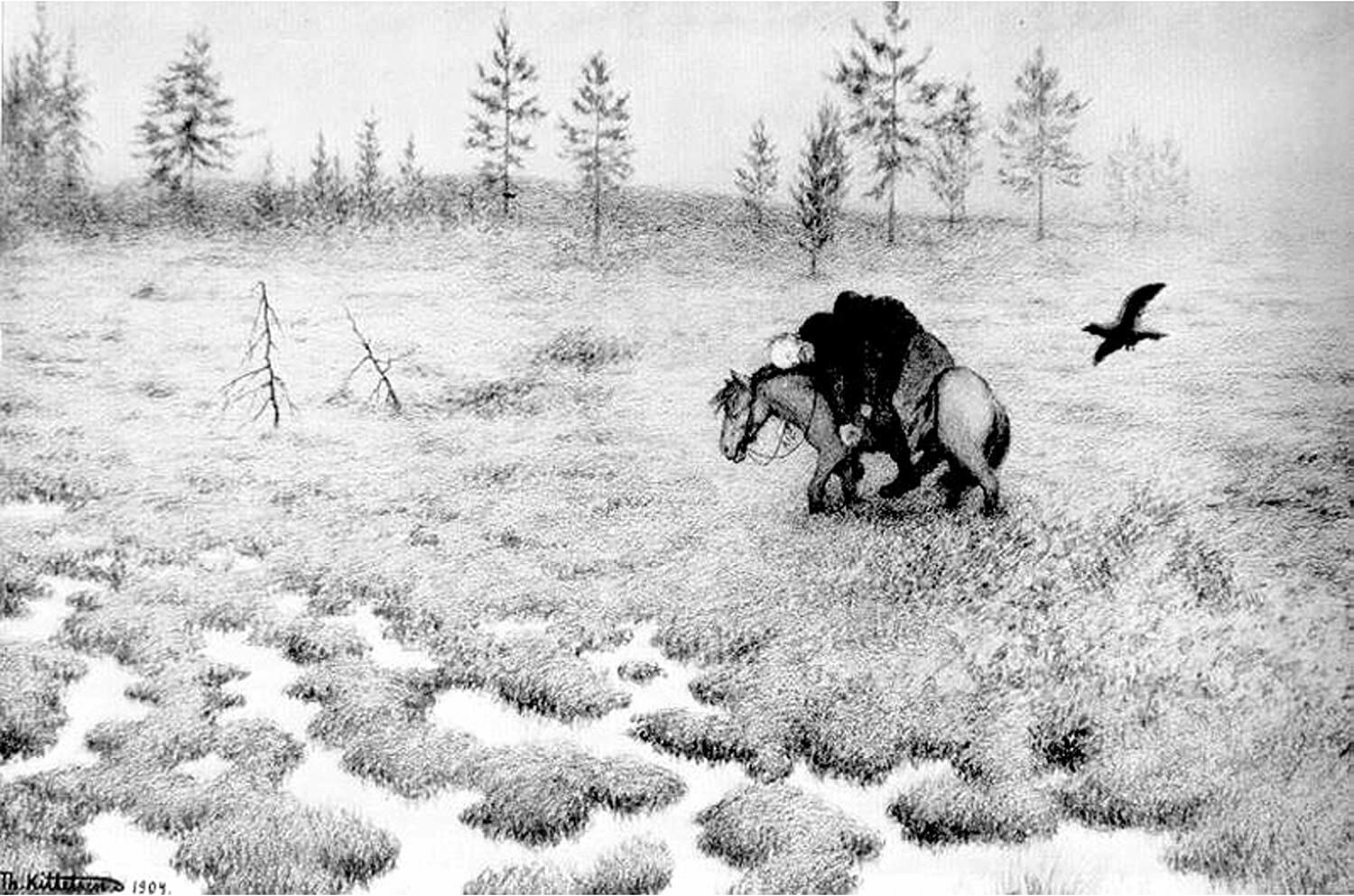 Theodor kittelsen картины